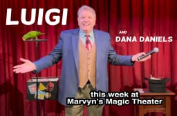 DANA DANIELS — and LUIGI  The Psychic Parrot!