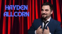 HAYDEN ALLCORN — "breathtakingly funny" and "wildly impossible"