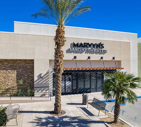 Exterior of Marvyn's Magic Theater