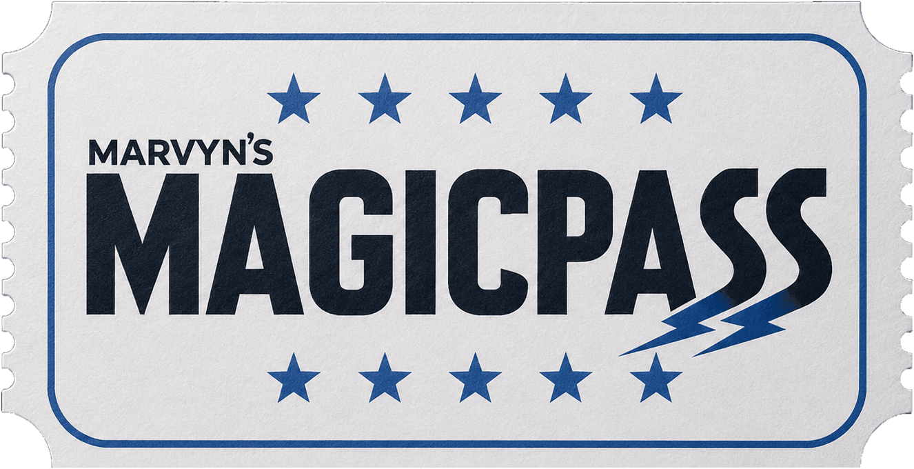 Marvyn's MagicPass ticket